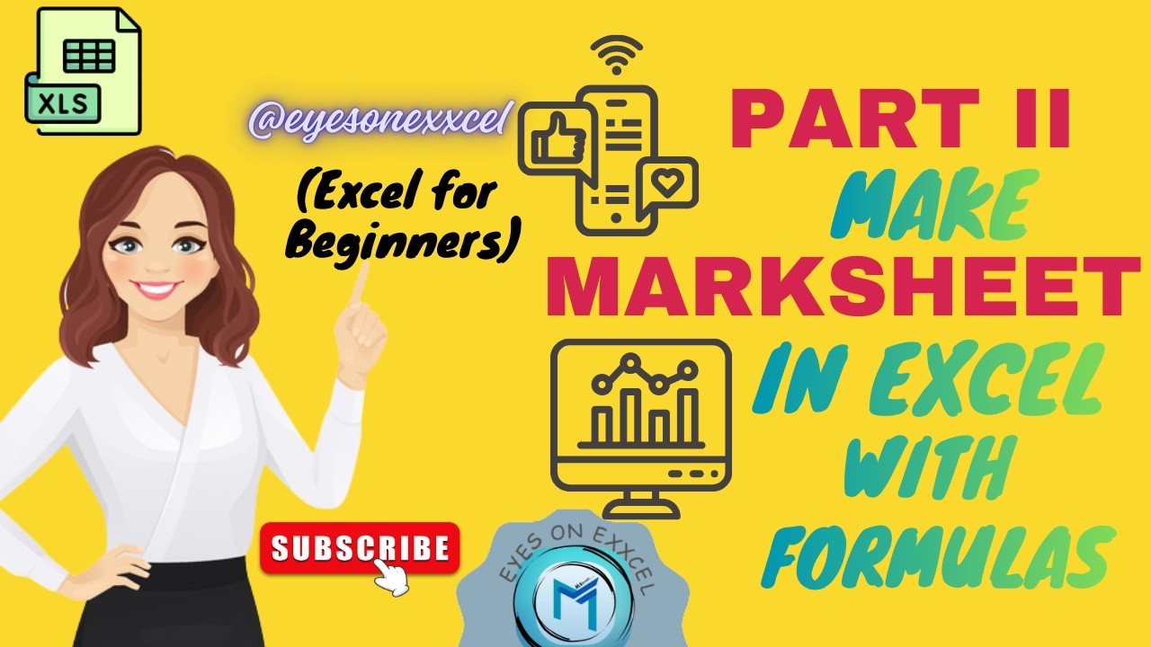 Advance Marksheet in Excel | How to make Marksheet | Learn to make a marksheet in Hindi | #shorts 