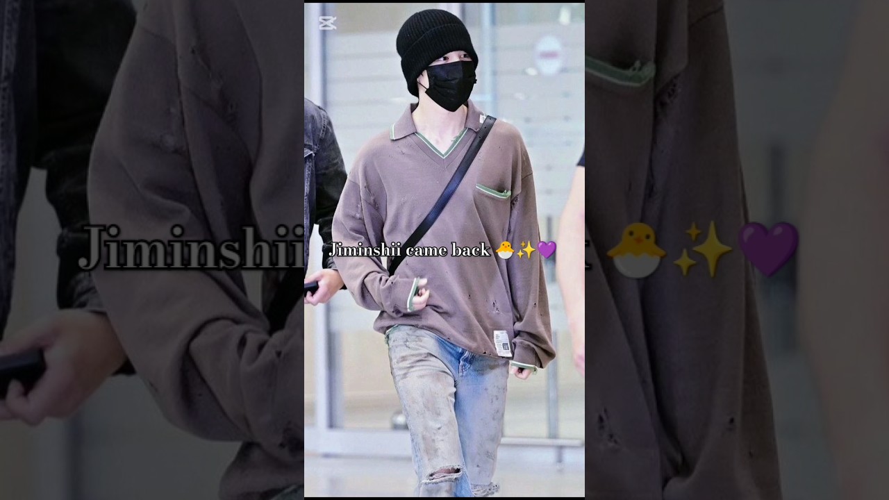 jimin came back home... little baby mochi...