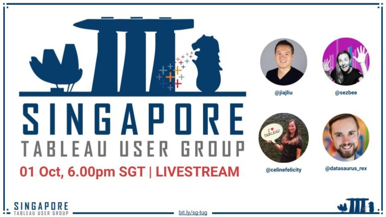 Singapore Tableau User Group Livestream | Oct 2020