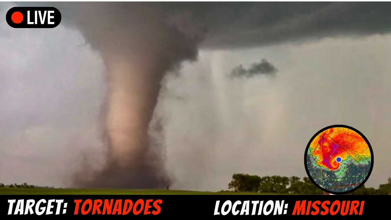 🔴 Tornado Threat Increasing Across Missouri - LIVE STORM CHASER