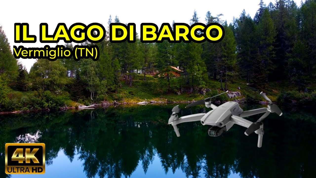 Al lago di Barco con il DRONE !! Vermiglio (TN)