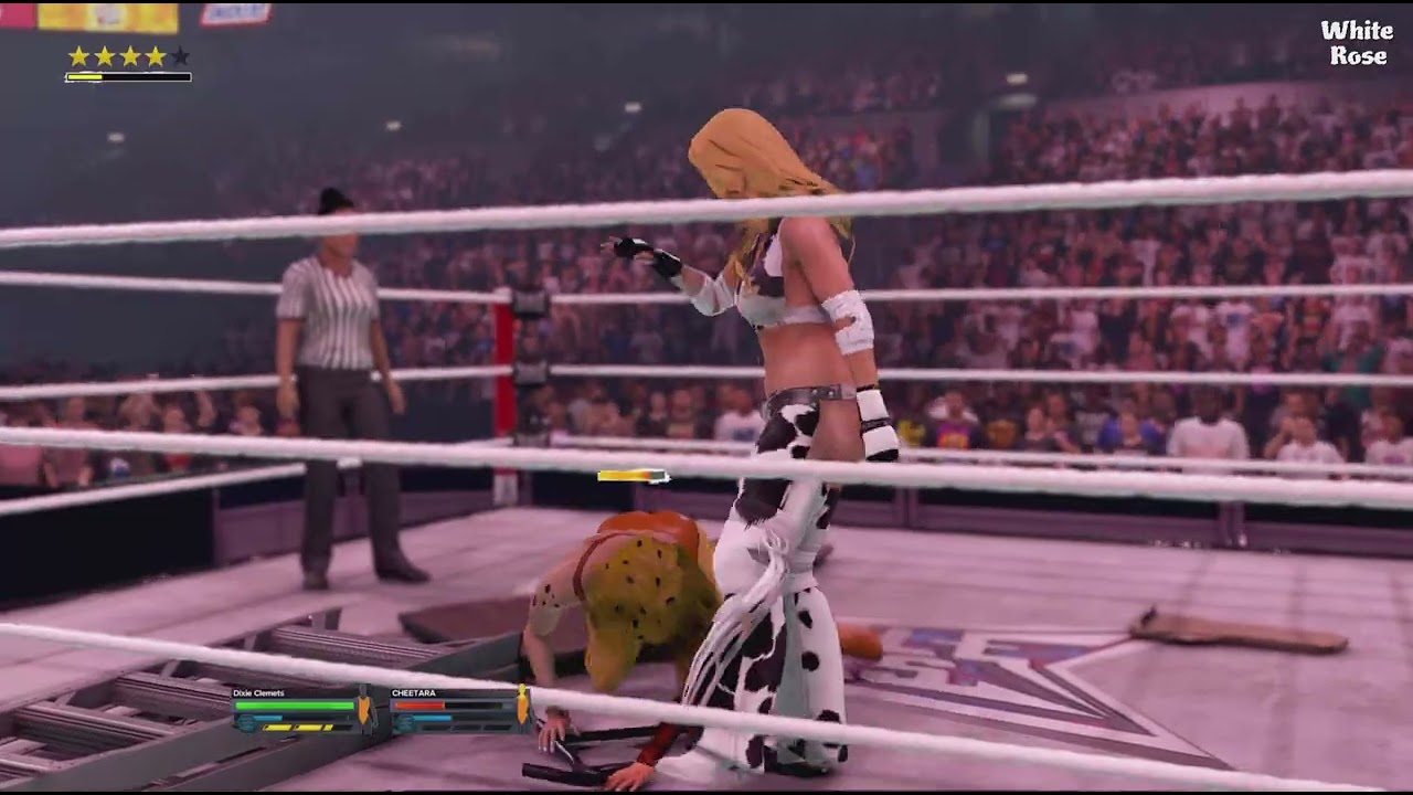 WWE 2K24 - 8 Women Gauntlet Match (Dixie Clemets)