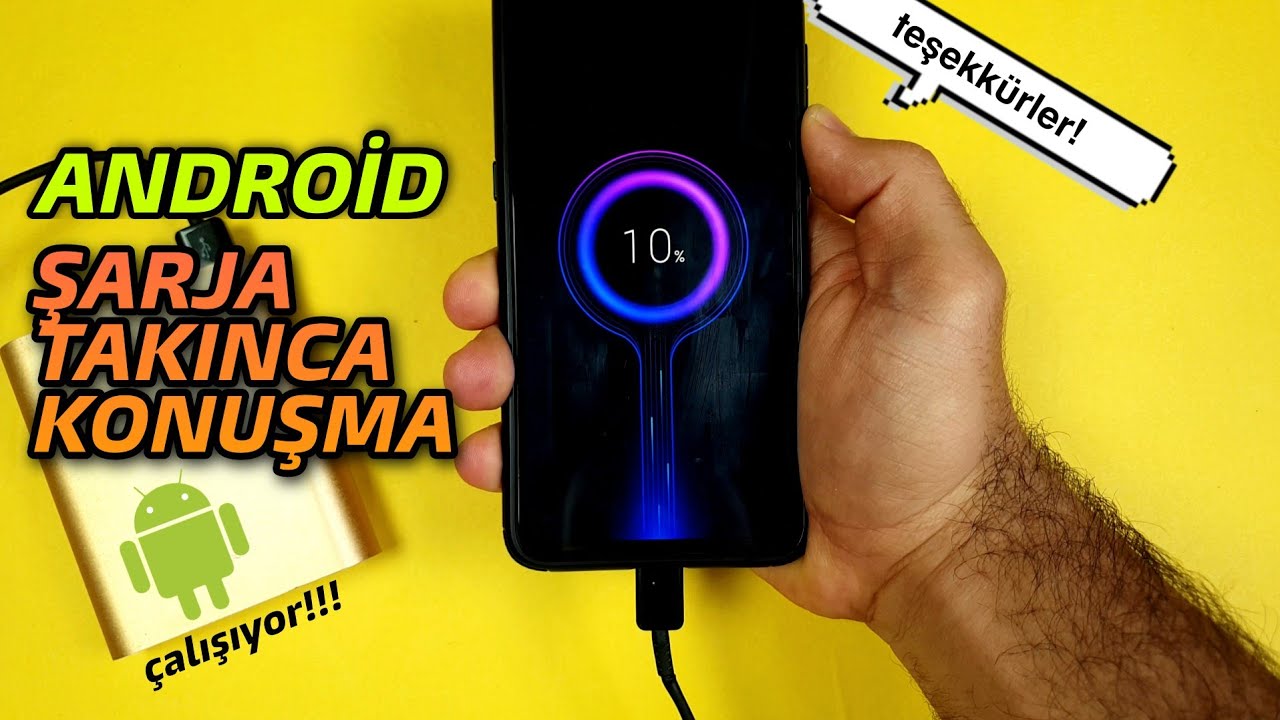 Android Şarja Takınca Konuşma Özelliği / Kesin Çalışıyor!