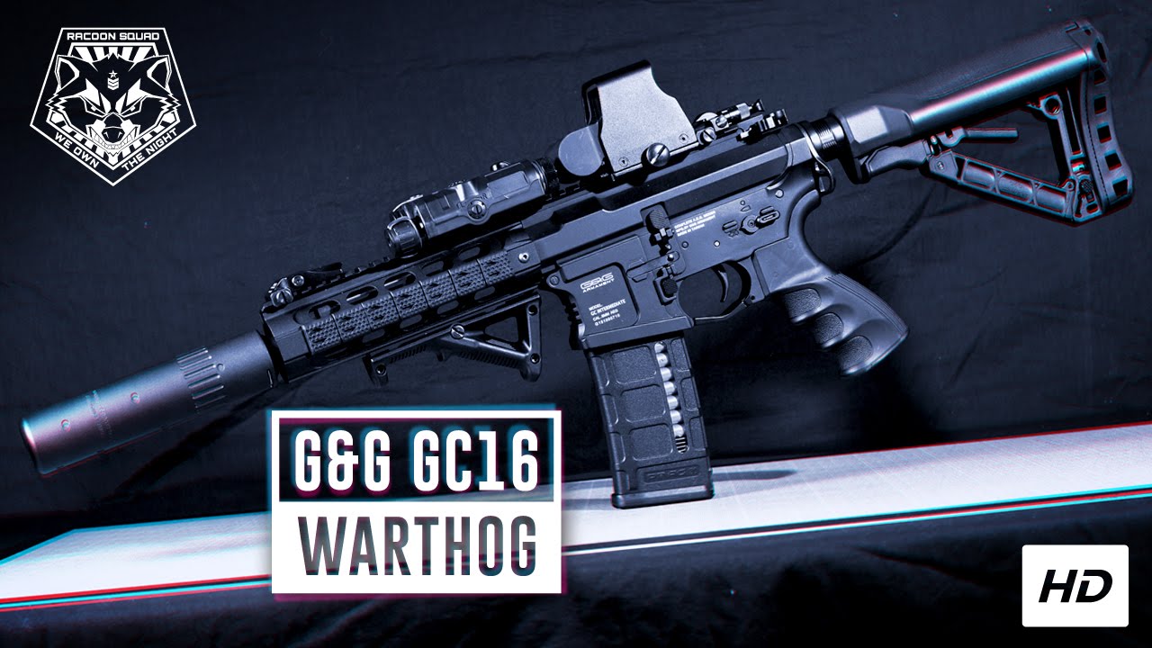G&G GC16 Warthog Setup - Racoon Squad Airsoft