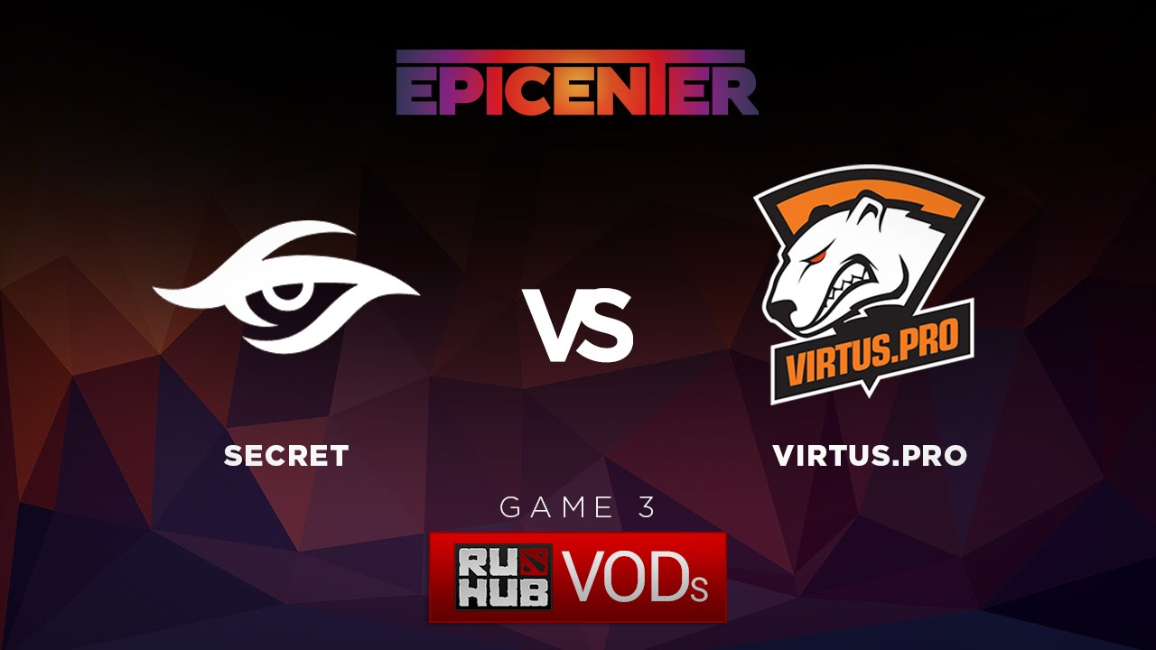 Secret против Virtus.pro, EPICENTER Group B LB, раунд 1, игра 3