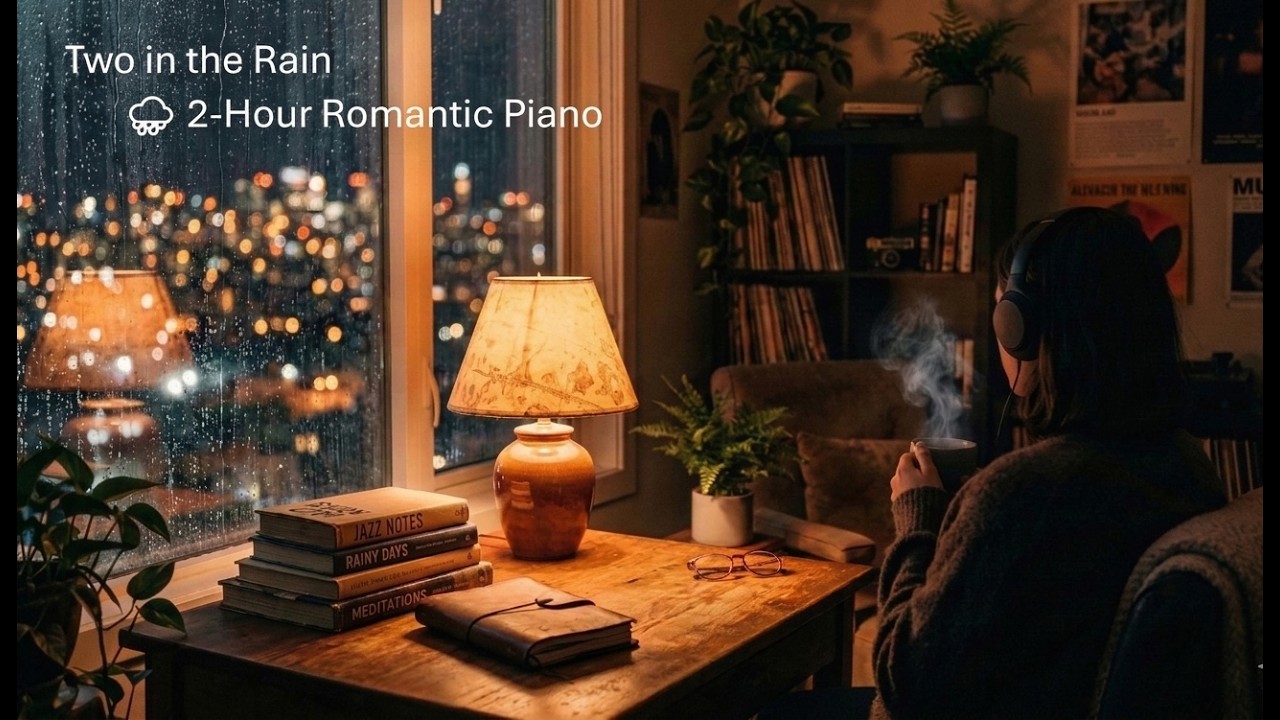 Two in the Rain 🌧️ 2-Hour Romantic Piano | 빗속의 두 사람