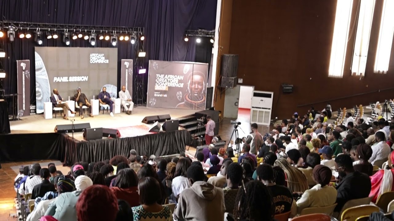 At the African Creators Conference 2025.