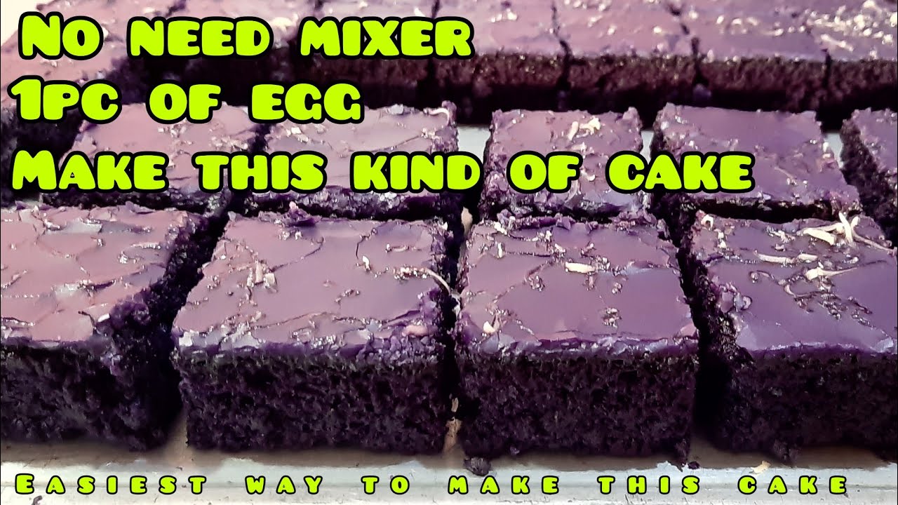 UBE MOIST CAKE EASY RECIPE IDEA❤SUPER SOFT MELT IN YOUR MOUTH😋 HOW TO MAKE UBE MOIST CAKE?