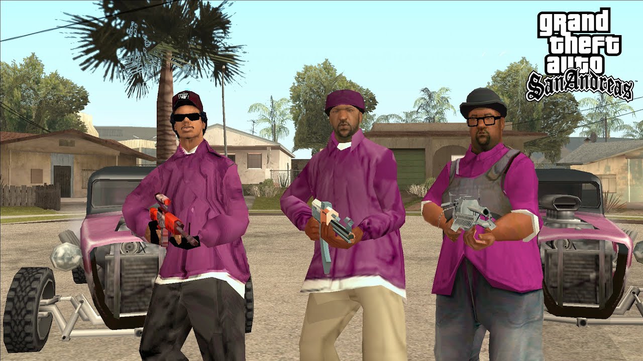 What Happens if Sweet, Big Smoke and Ryder Join BALLAS in GTA SAN ANDREAS?