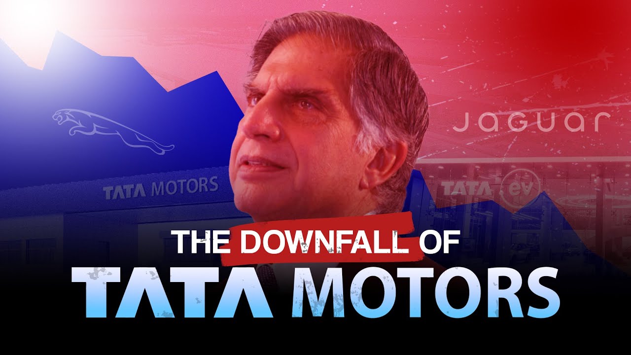 Why is TATA MOTORS falling Down.. And why it's under 8 PE .. Explained!