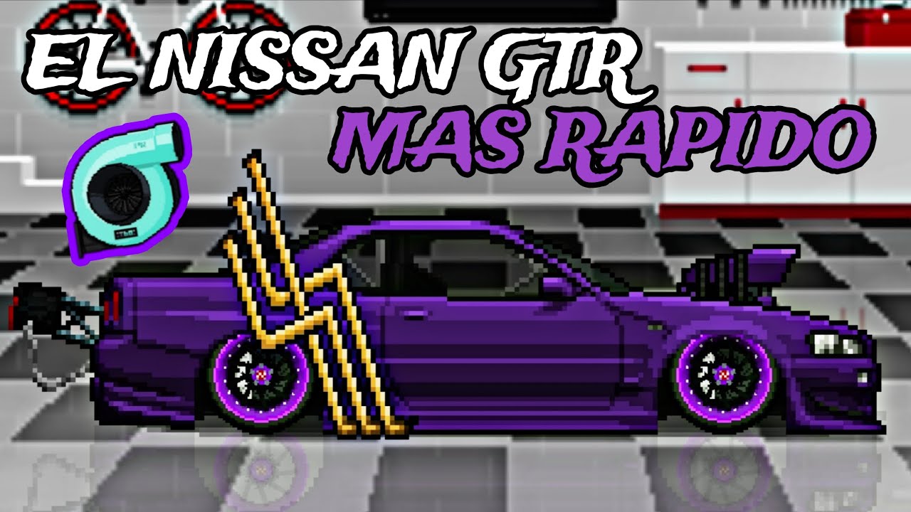 Haciendo el Nissan GTR más RÁPIDO del PLANETA (6.5 segundos) Pixel Car Racer 