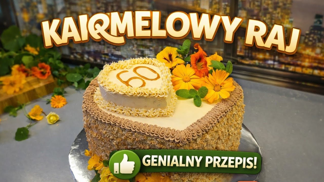 Tort Karmelowy Raj 🍰Aksamitny krem karmelowy z nutą czekoladowego musu 