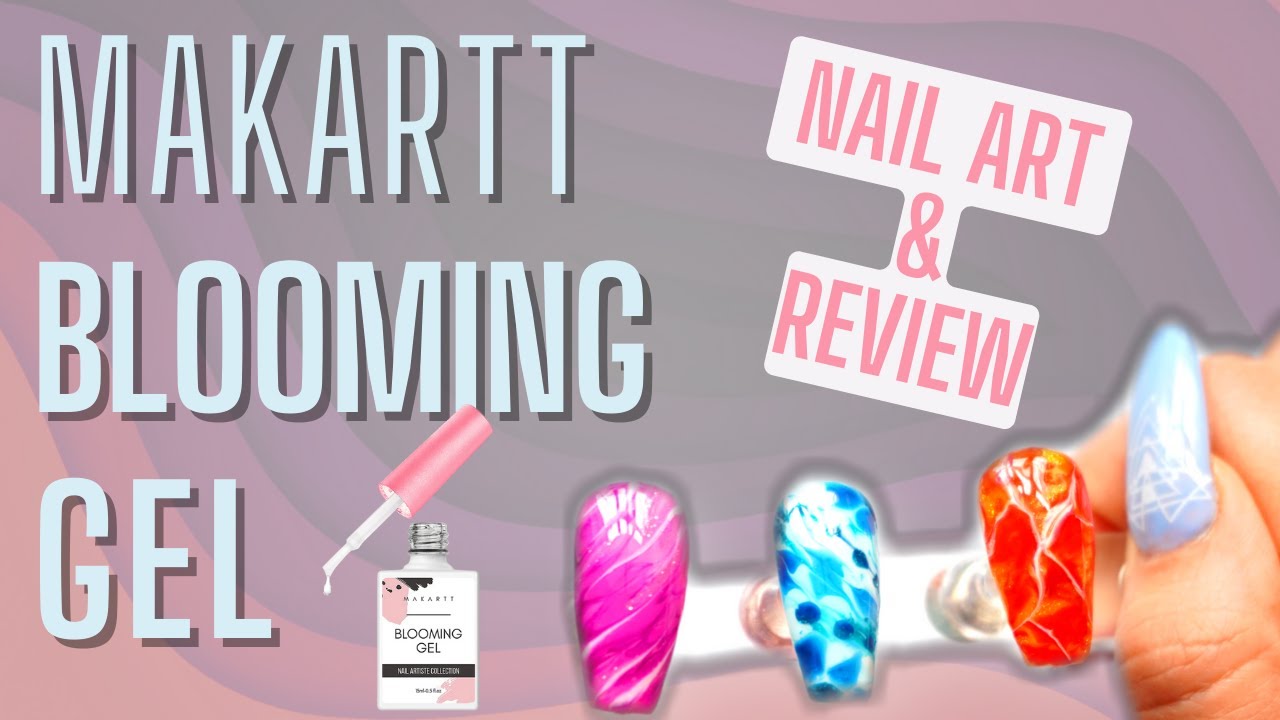 Does it work?! | Makartt Blooming Gel Review + Demo | DIY Nail Art