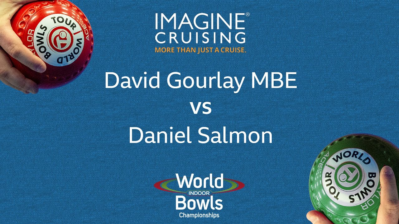 World Indoor Bowls Championship 2024 David Gourlay MBE vs Daniel Salmon - Day 6 Match 1