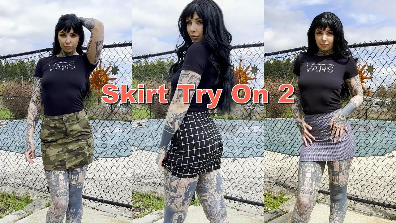 Skirt Try-on Outdoors 2