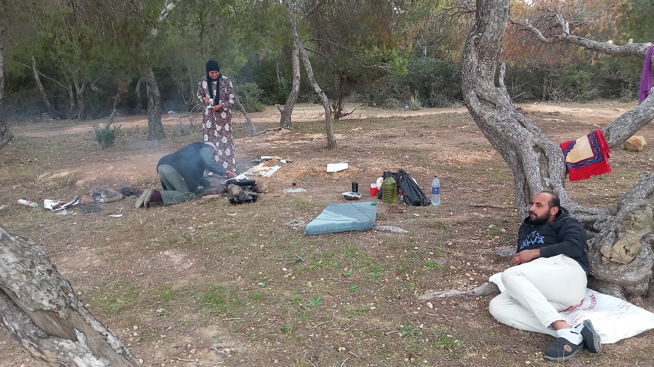 روتين خفافي قبل منخرج مالدار 😌..هزيتكم فطرنا البرا في بلاصة مشالله تهبل❤️🏞