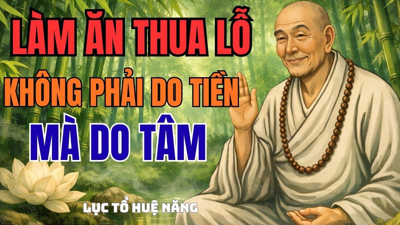 Làm Ăn Thua Lỗ Do Nghiệp Tâm – Lời Dạy Lục Tổ Huệ Năng | Dấu Chân Tĩnh Tâm