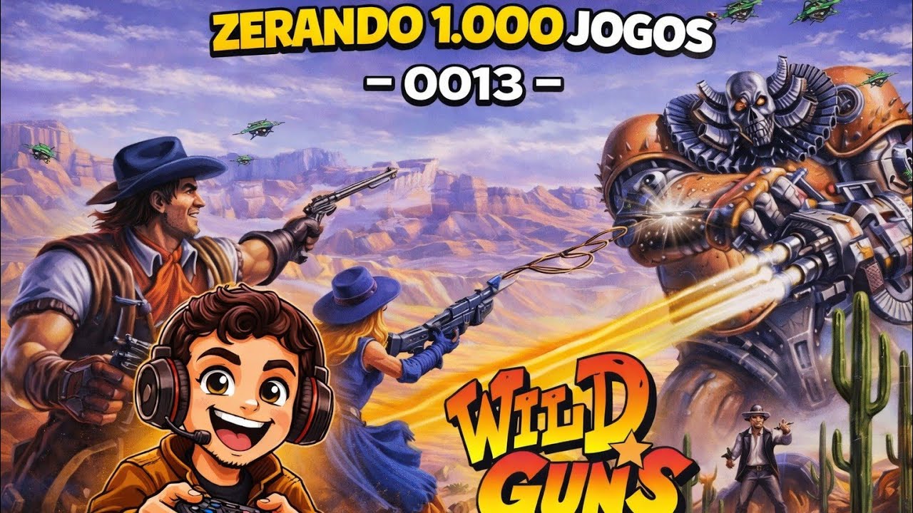 Zerando 1.000 jogos - 0013 - Wild Guns 