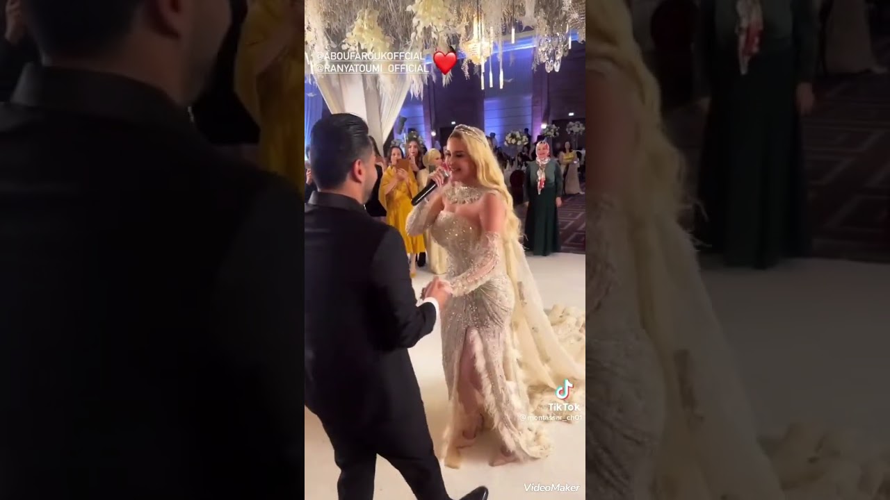 عرس رانيا التومي شاهد زوجها قبل الحذف لقطات رومانسية و رقص عرس خيااالي 🥰😍😍