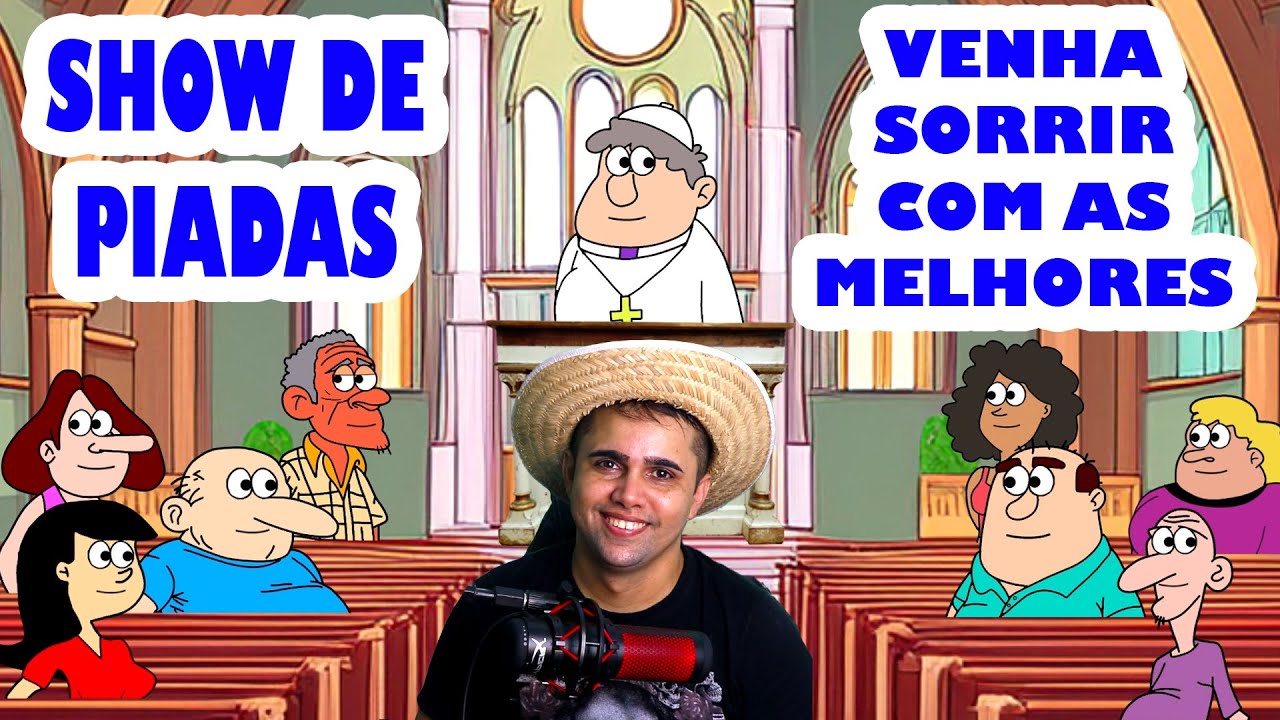 SHOW DE PIADAS EM DESENHO ANIMADO - SHOW DE PIADAS ANIMADAS COM THIAGO DIAS