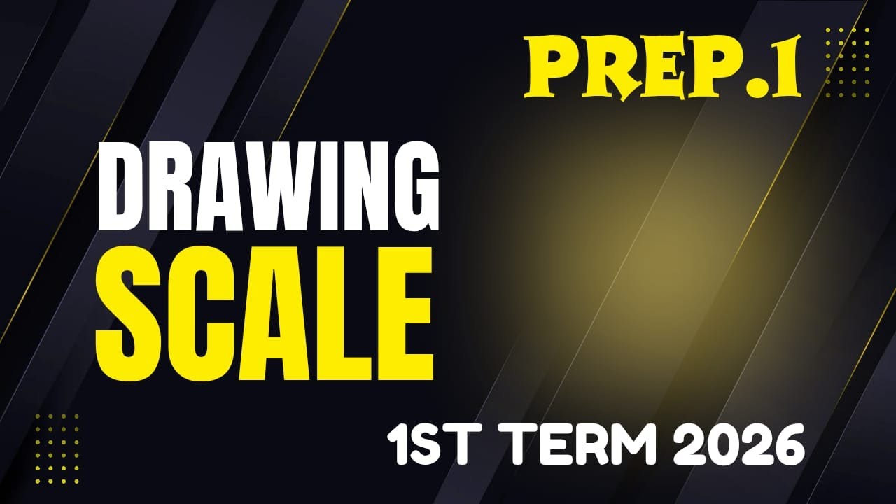 Scale Drawing - Prep. 1 - 1st term 2026 -  المنهج الجديد الصف الأول الإعدادي-مقياس الرسم