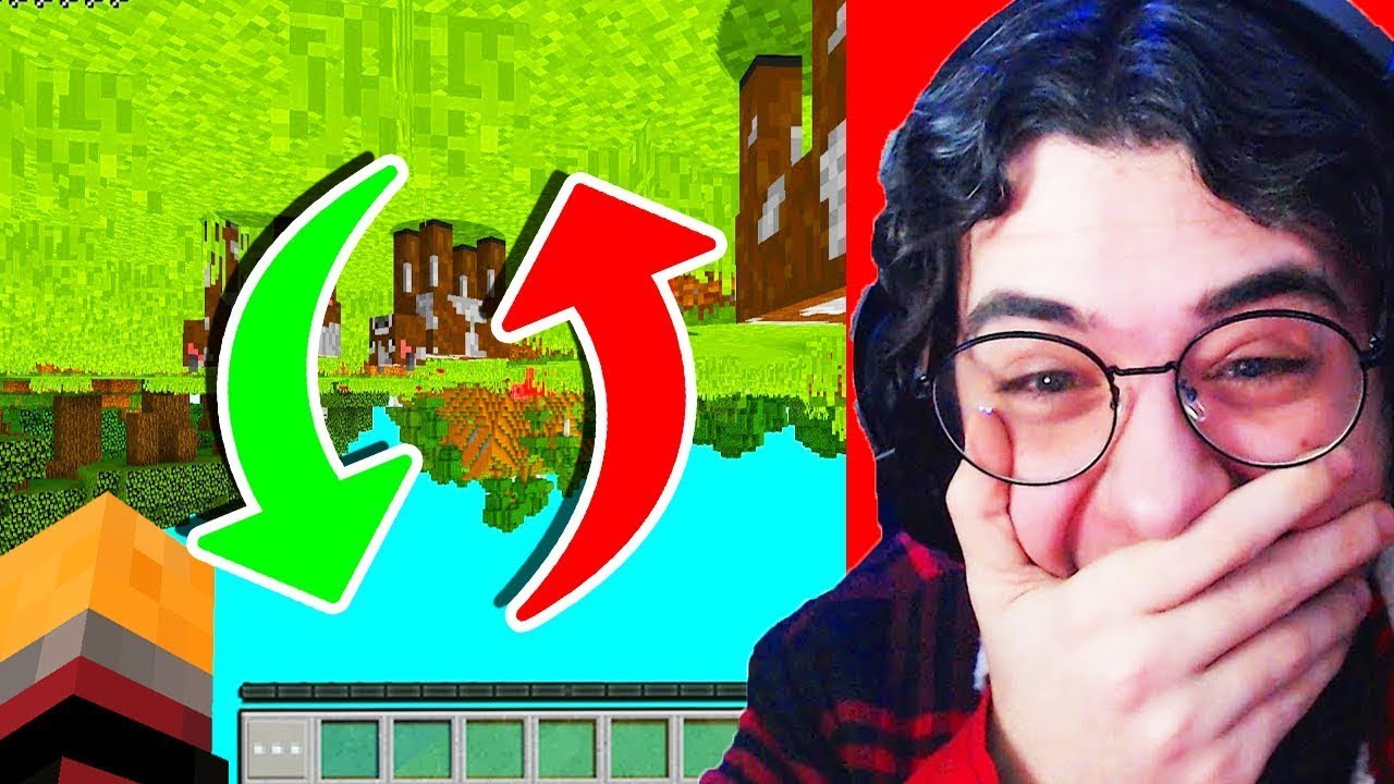 Minecraft, მაგრამ ამოტრიალებული