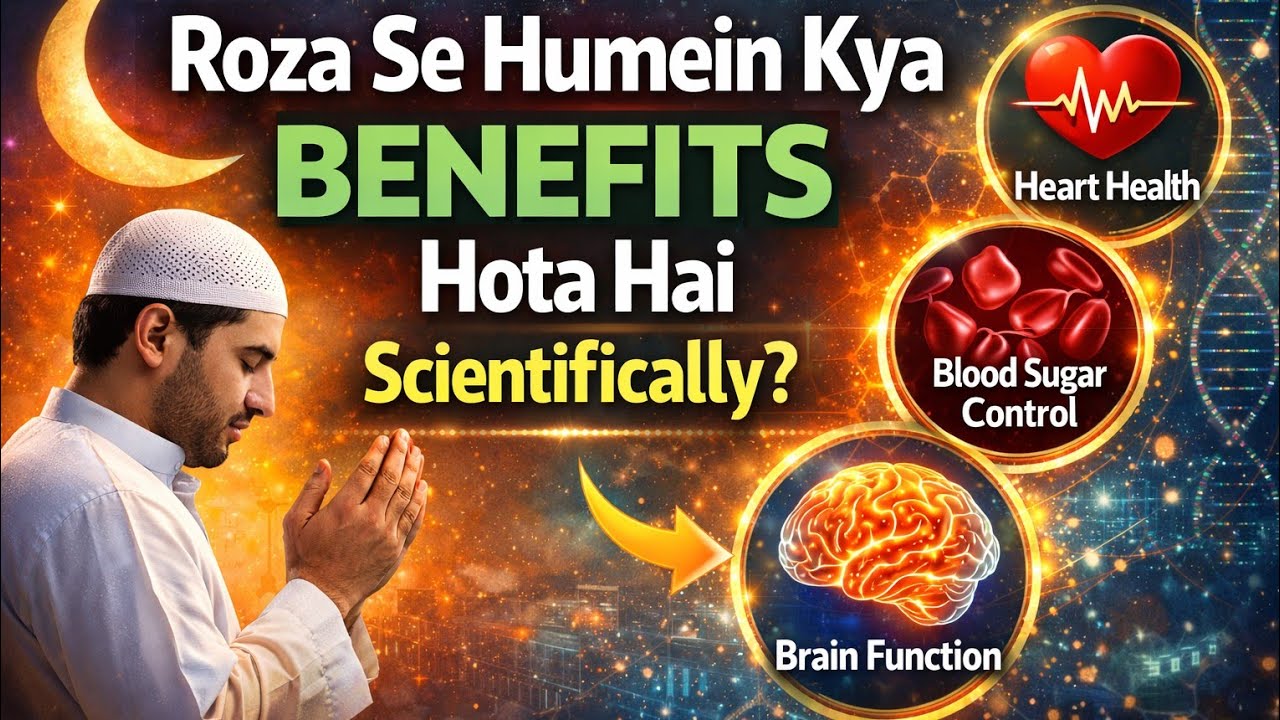 Roza rakhe ne se hume kya faida hota hai scientifically | Ramadan fasting benifit in sience 