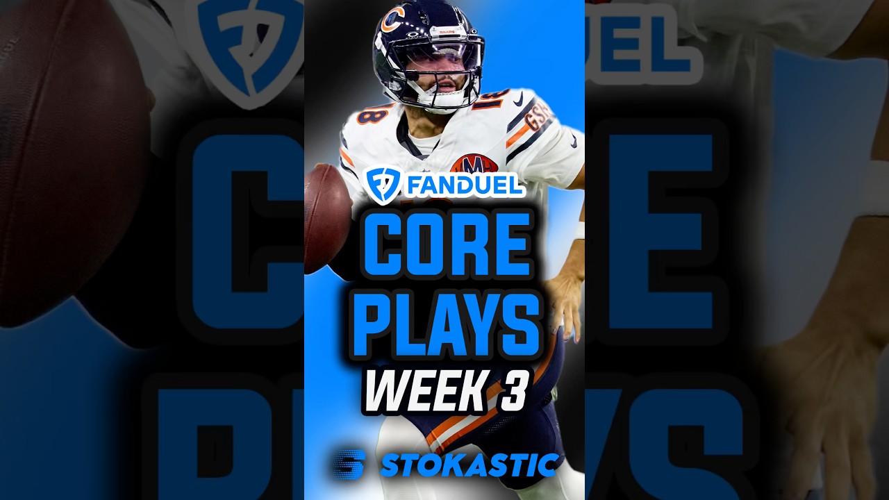 FanDuel NFL DFS: основные игры 3-й недели | Выбор DFS в воскресенье 9/20