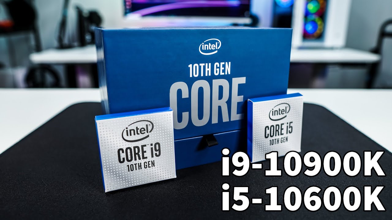 Intel Core i9-10900K & i5-10600K Review & Benchmarks!!