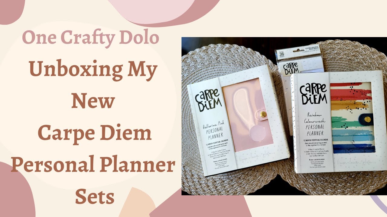 New Carpe Diem Planner Personal Planner Sets Unboxing