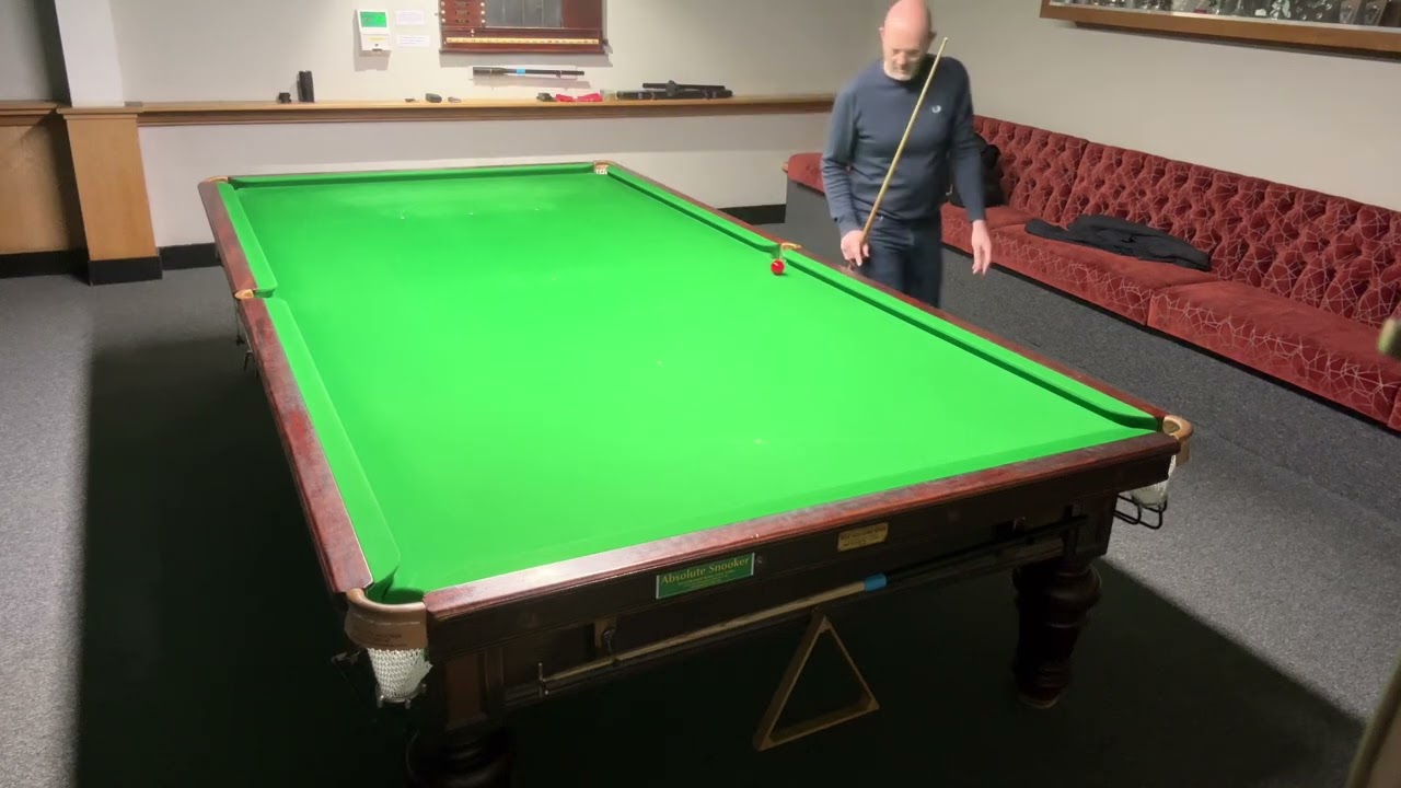 English Billiards 200+ Red Ball Play Break #1