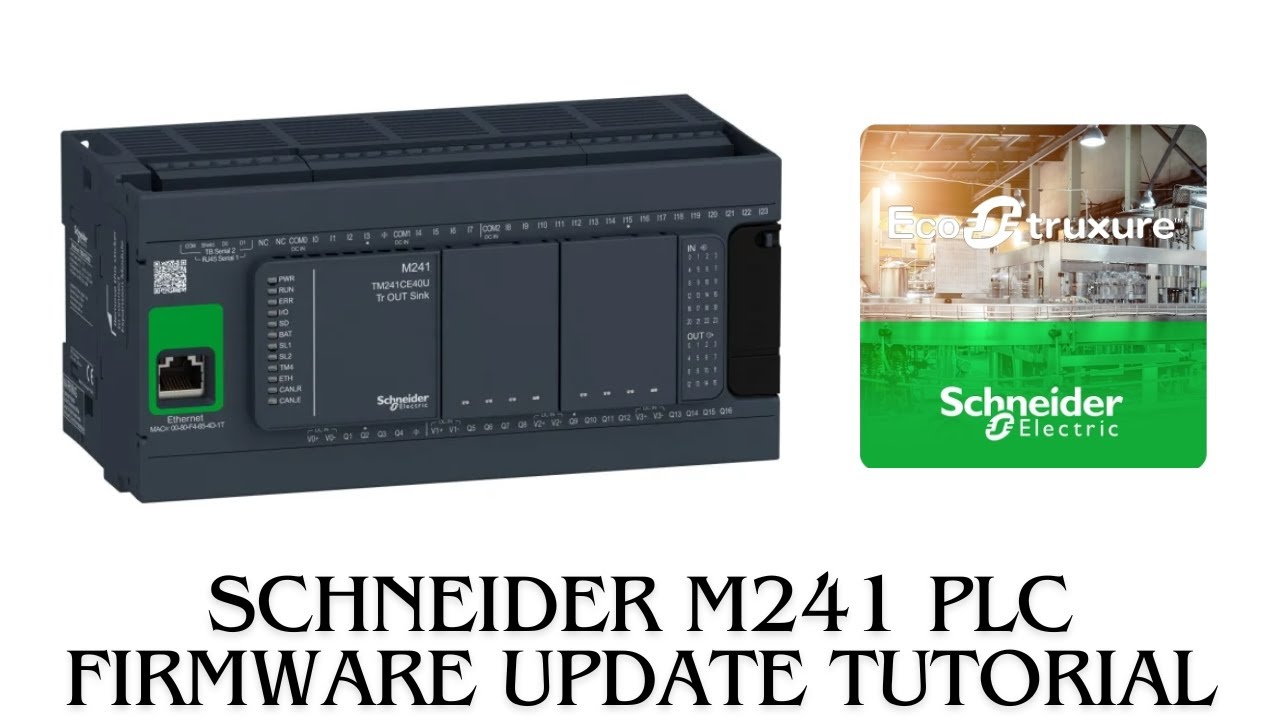 Schneider PLC firmware update tutorial | Machine expert
