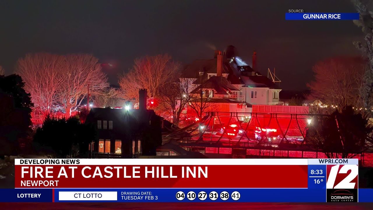 Crews investigating fire at Castle Hill Inn