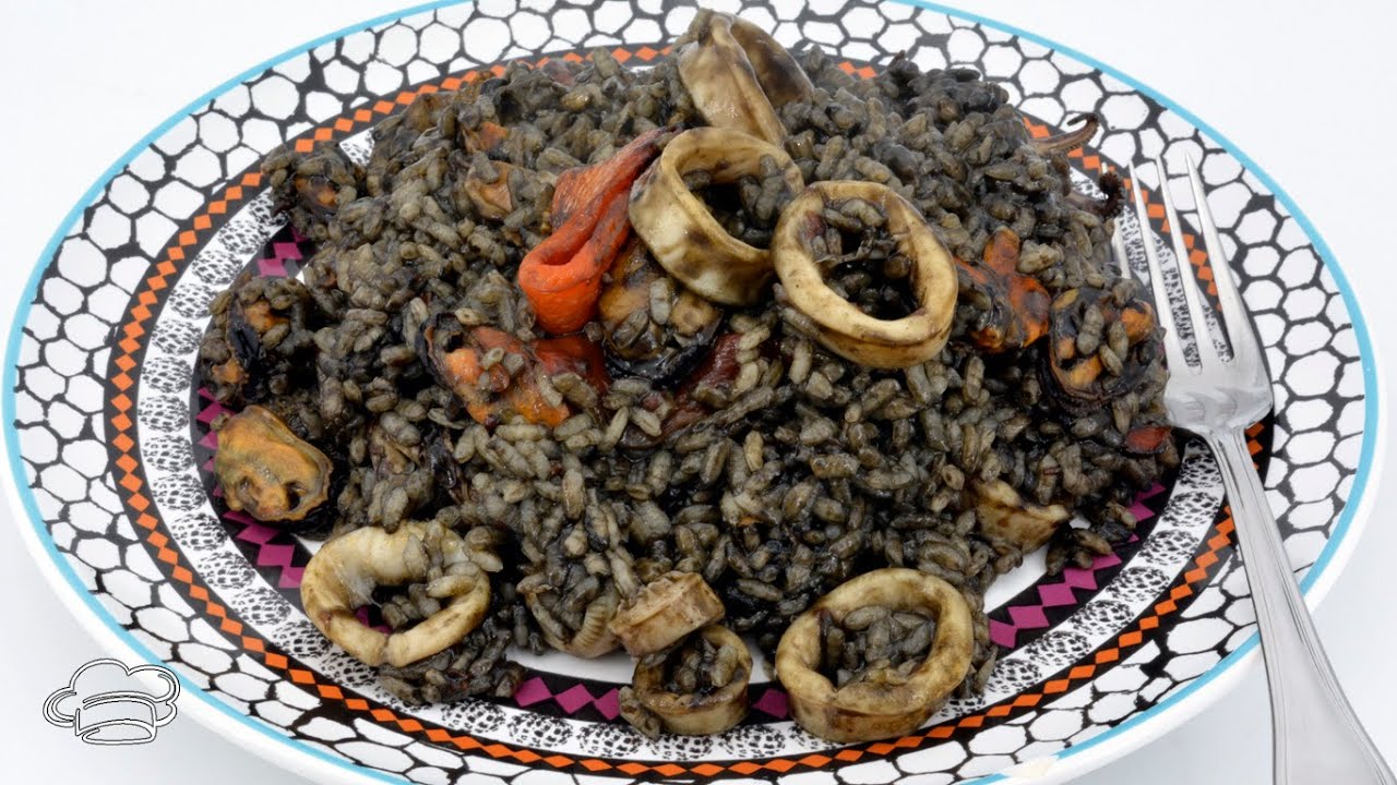 Receta de arroz negro con calamares #JavierRomero