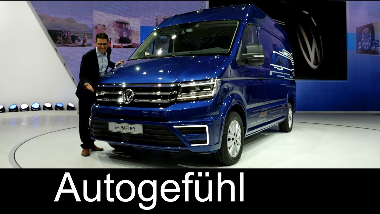 VW Volkswagen e-Crafter Premiere 200 km range new electric light truck - Autogefühl