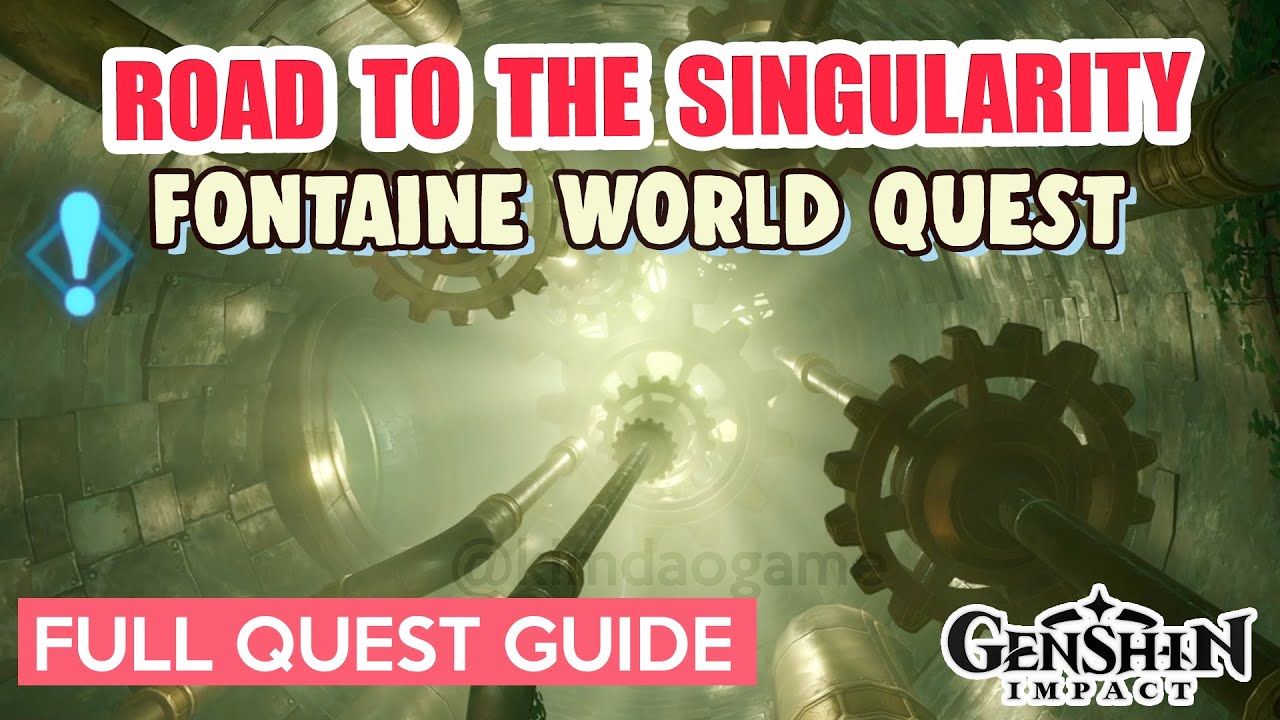 How to: Road to Singularity FULL QUEST GUIDE World Quest | Genshin Impact