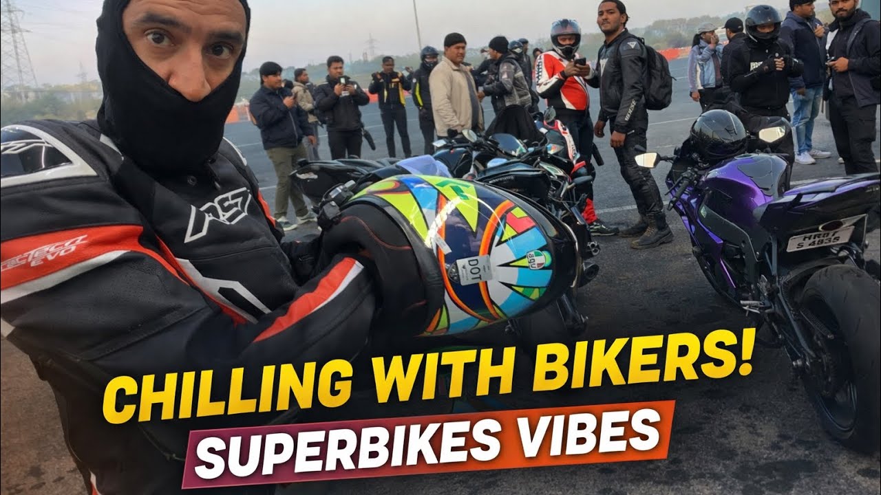 Superbikes 🏍️ at Ambience, Chai ☕️ from Tapri - ZX10R, S1000RR || Boys are Active Again - Part 2