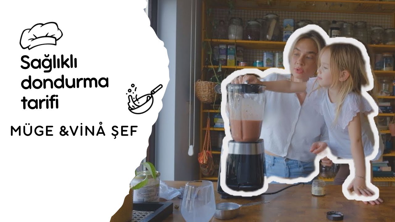 Müge & Vinå Şef🧑‍🍳| Sağlıklı Dondurma tarifi
