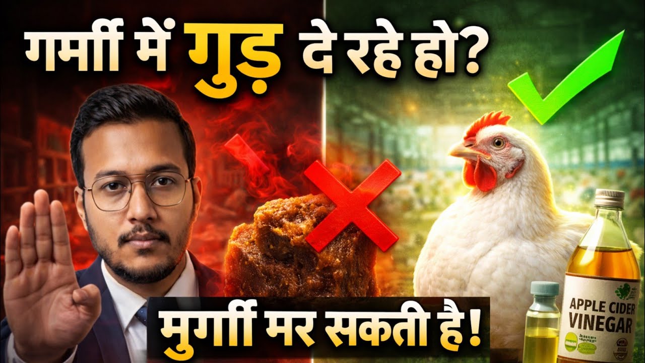 फरवरी में मुर्गी का वजन कैसे बढ़ाएं? | Gud vs Vinegar & Liver Tonic Formula