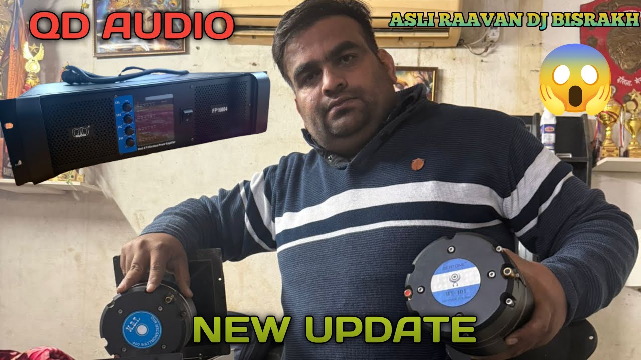 ASLI RAAVAN DJ (new Amplifire qd audio )jai bhole ki next leval sound system asli Raavan dj