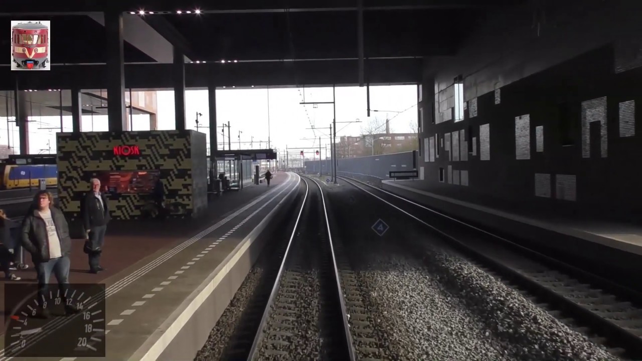 Meerijden met de machinist van Roosendaal naar Zwolle. (met snelheidsmeter)