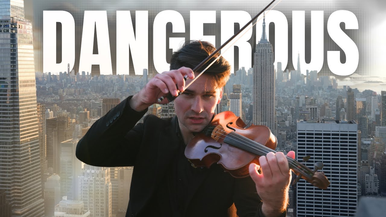 DANGEROUS - Violin Cover by DAVID BAY in New York City | David Guetta | David Garrett | Cinematic