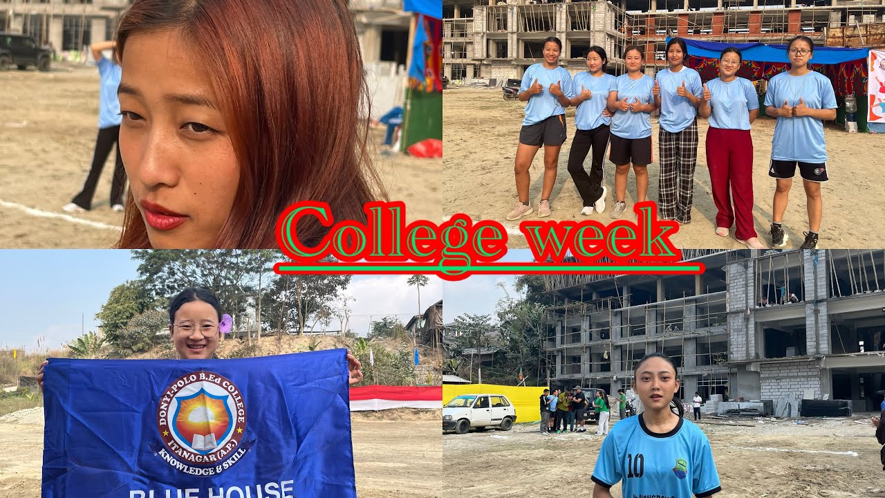 College week// sport event //Donyi polo BE.D college  at Arunachal pardash 