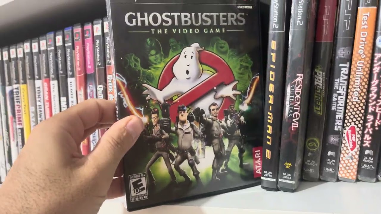 Um pouco da minha coleção de jogos de PlayStation 2
