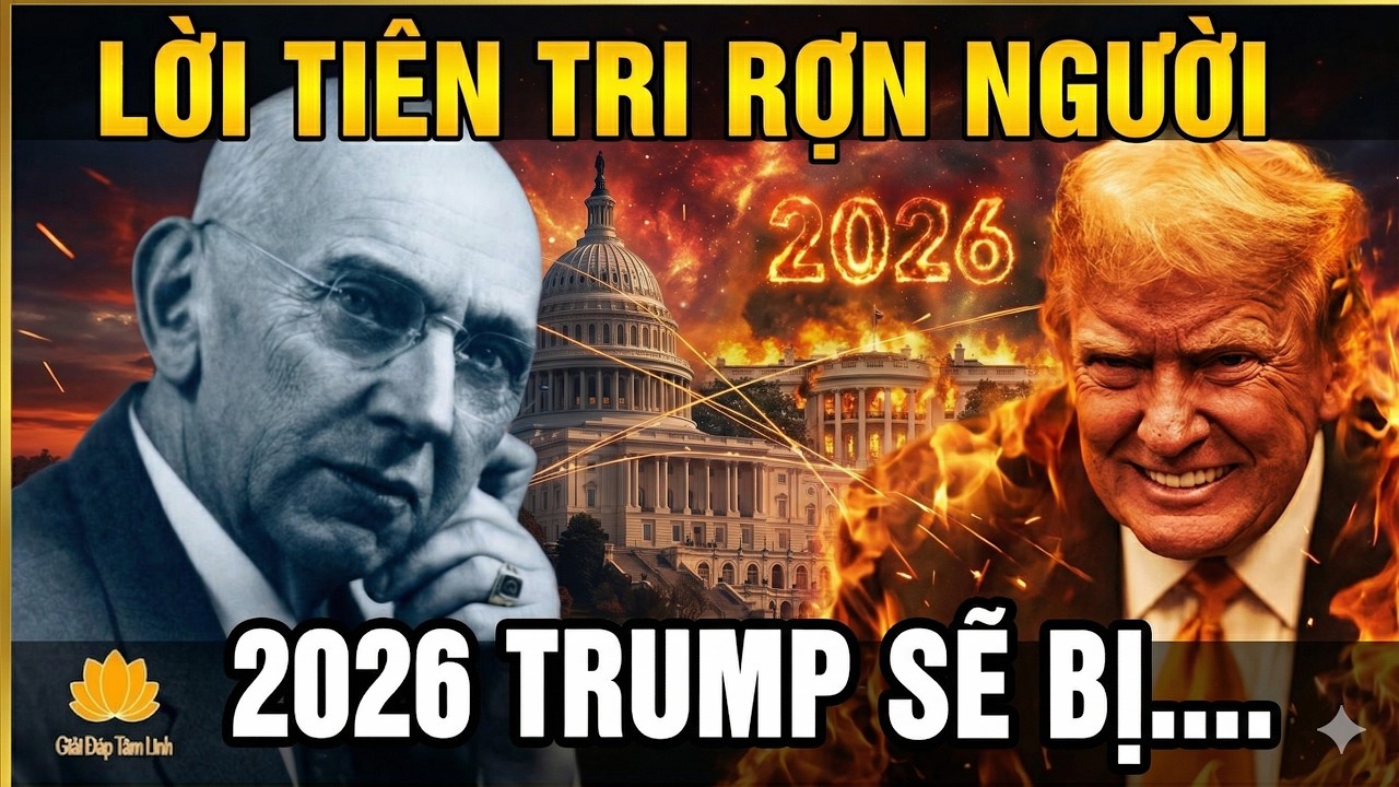 SỐC! Ti&ecirc;n Tri Edgar Cayce Về Trump 2026 Đang Ứng Nghiệm Đ&aacute;ng Sợ