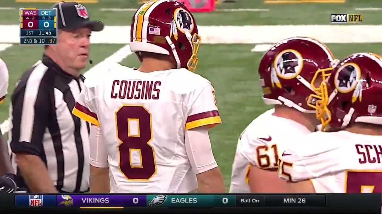 Redskins vs Lions 2016 Full Game