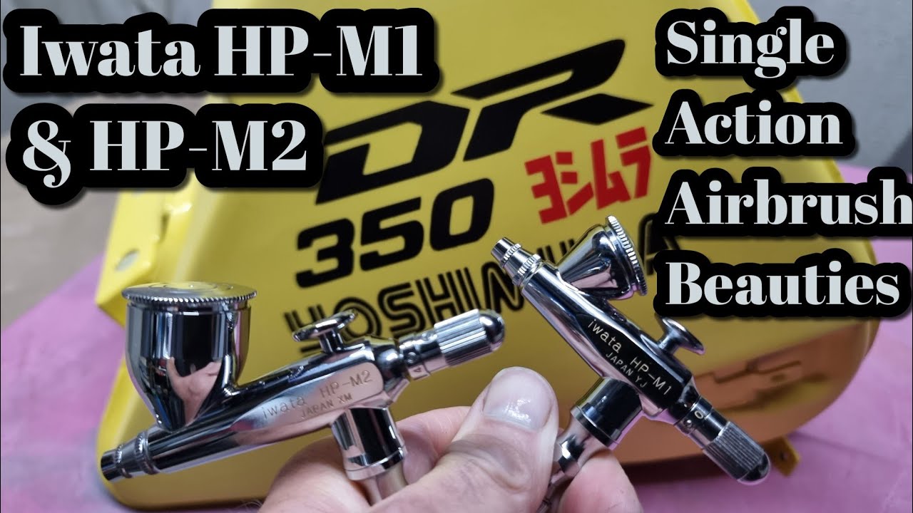 Anest Iwata HP-M1 & HP-M2 Airbrush For Stencil Work, Single Action Airbrush