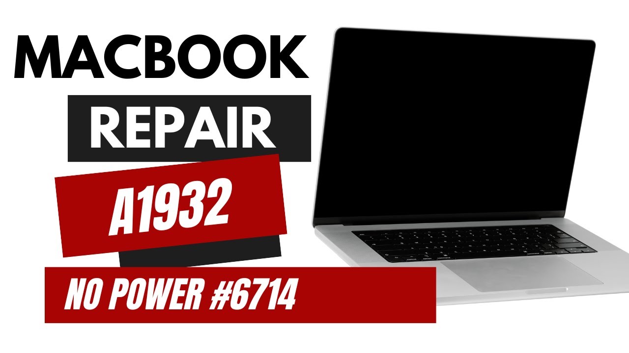 MacBook A1932 2018 года без питания. Посмотрим, получится ли его спасти!