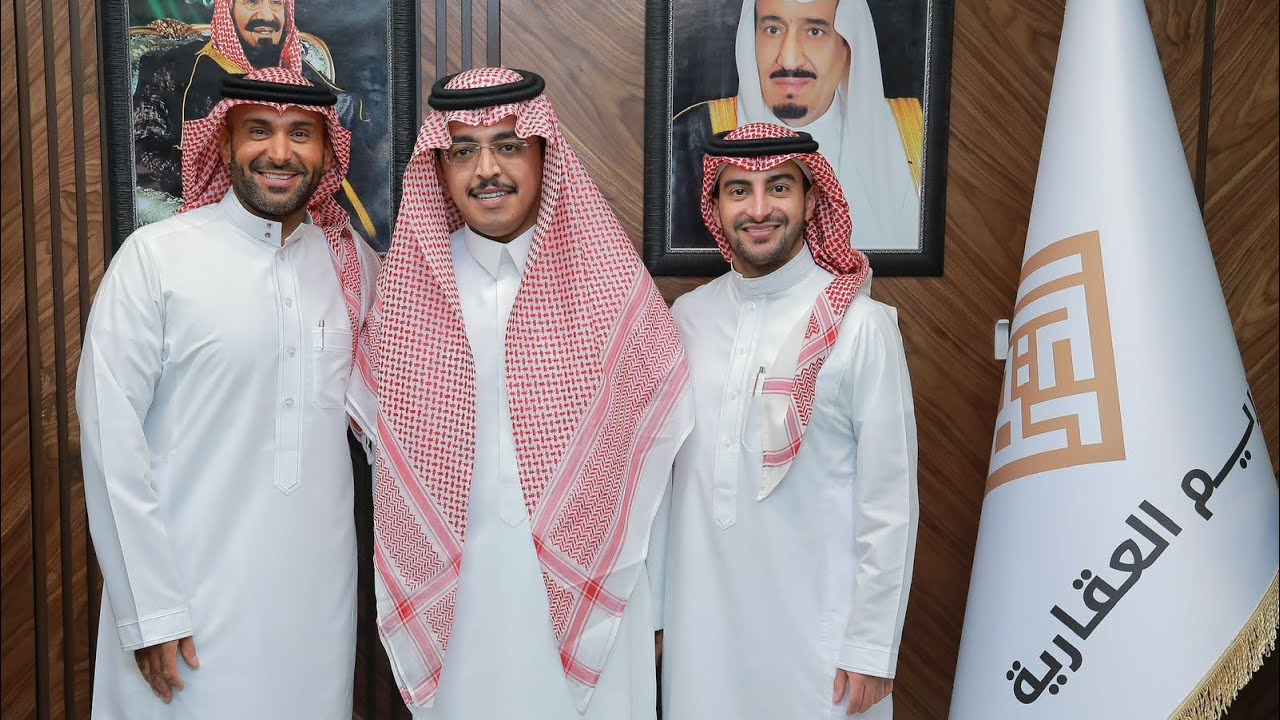 رجل الأعمال يزيد الراجحي و عبدالله الراجحي في زيارة محمد الدريم في شركته #الدريم_العقارية #الرياض