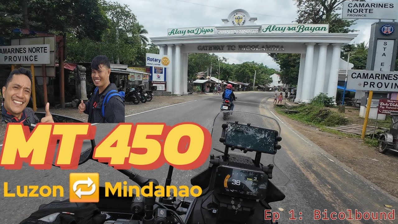 Luzon-Mindanao Ride Ep1 : Bicolbound l Kaya ba ng MT450?